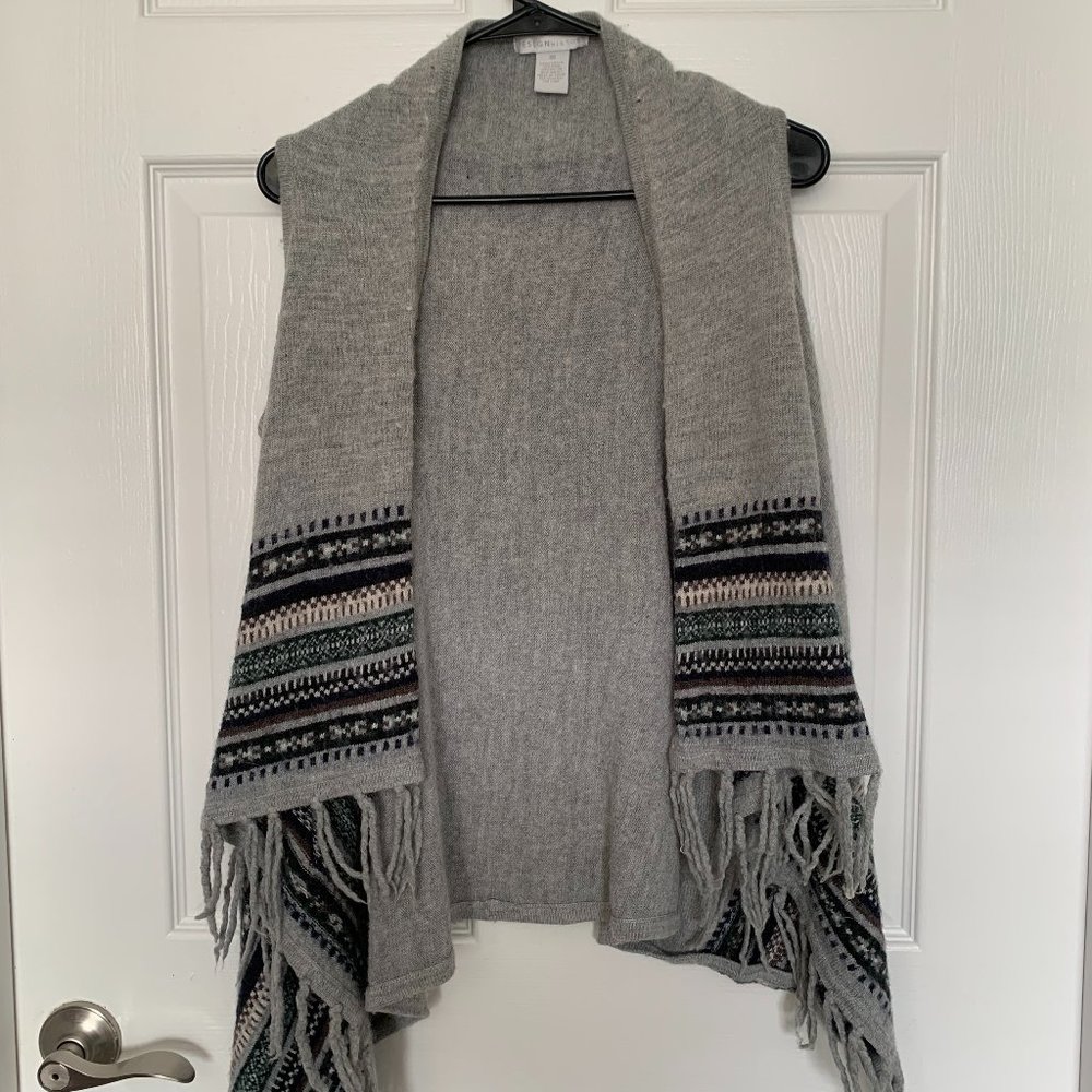 Gray Design History Bohemian Shawl